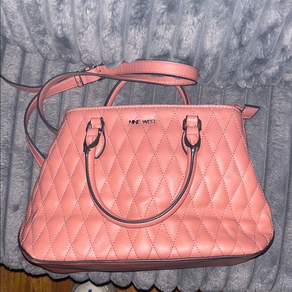 Nine West Dusty Rose Quilted Satchel - Picture 2 of 7